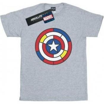 Captain America White Boyfriend Tee