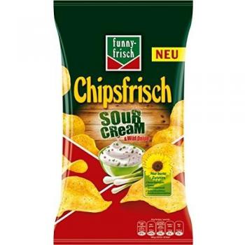 Funny-frisch Chipsfrisch Sour Cream & Wild Onion 175 g