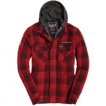 Superdry Herren Jacke Everest Storm Hood rot (XL)