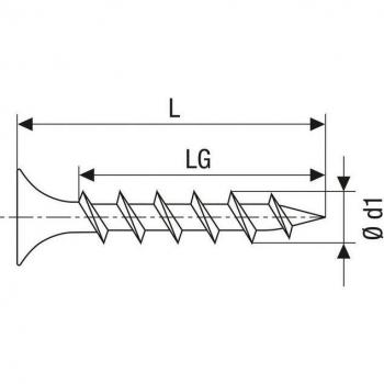 Spax Grobgewinde Schrauben Magaziniert 3,9x55