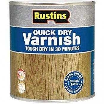 Rustins Quick Dry Clear Satin Varnish 250ml