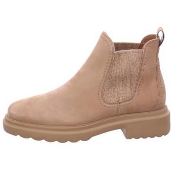 Paul Green Stiefelette Damen Beige Blockabsatz Größe 40