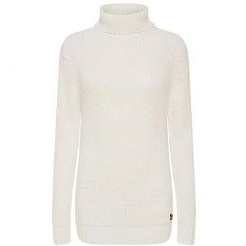 Strickpullover OXMO OXNanna Grobstrick in Rot (Cloud Dancer) – Damen – XXL – Obermaterial: 85 % Polyacryl PAN, 15 % Wolle WO., meliert