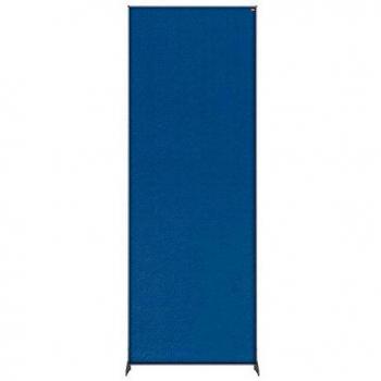 Nobo Social Distancing Felt Screen, 1.8 m High, Free Standing Protective, Barrier, Guard and Screen, Impression Pro, 600 x 1800 mm, Blue, 1915526