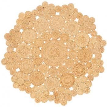 Sisalteppich Jute Circle Natur