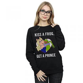 Kiss a Frog by The Muppets – Black Womens' 2XL Sweatshirt