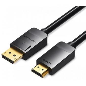 Vention 3m DP‑to‑HDMI Adapter, 1080p 60Hz, Audio & Gold Plating