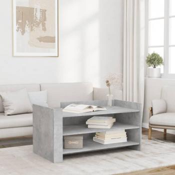 Couchtisch Beton Grau 100x50x50 cm Holzwerkstoff