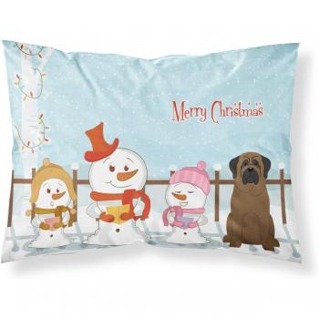 Caroline's Treasures Holiday Bullmastiff Pillowcase
