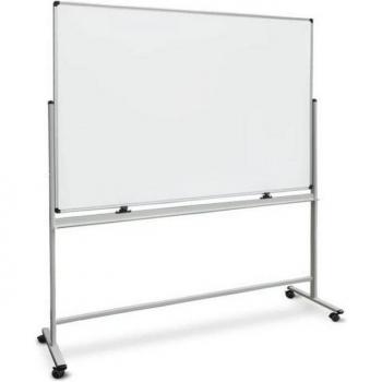 Whiteboard Master Stanford – mobil‑und‑drehbar, lackiert, 90×120 cm