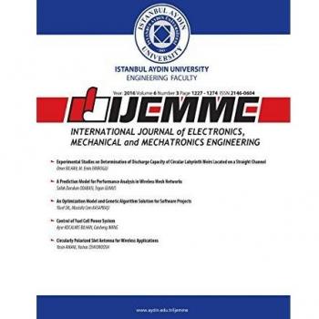 IJEMME: International Journal of Electronics, Mechanical and Mechatronics Engineering