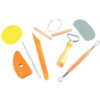 Kit du potier 8 outils pour l'initiation à la poterie