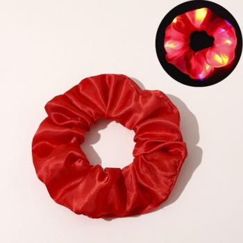 Chouchou élastique avec bande LED pour Halloween et Noël