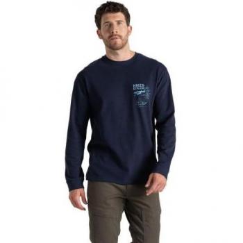 CRAGHOPPERS Herren National Trust Limestone Shirt L dunkelblau