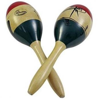 DIMAVERY Maracas Jamaika Holz Paar