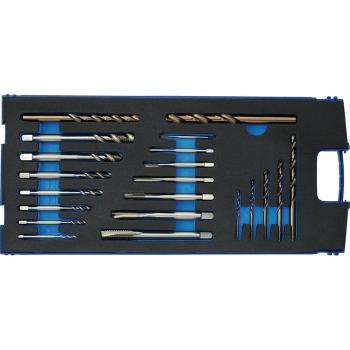 Set Duo DIN 371/376 B/C M3-M12 21 pezzi HSS‑Co Ku‑Kass – Maschi & Girami