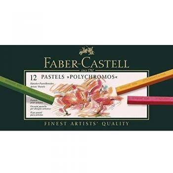 Craies à dessin Faber-Castell Polychromos Boîte de 12 crayons