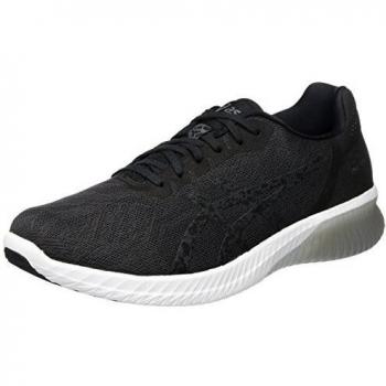 Asics Gel-Kenun Men's Black/White Running Sneakers Leather