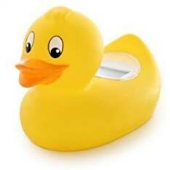 Termometro digitale da bagno a forma di anatra gialla