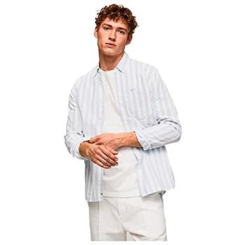 Camicia uomo Pepe Jeans Lucius Bleach Blue M (M)