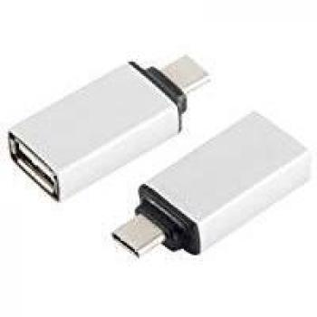 S-CONN Cavo USB 3.1 C a USB 2.0 A Argento