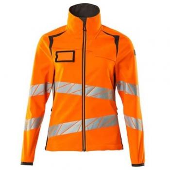 Damen Softshelljacke in hi-vis orange/dunkelanthrazit 2XL
