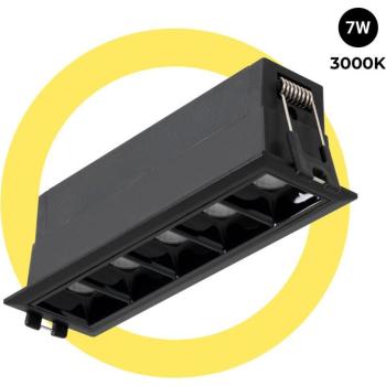 Barcelona LED Foco Lineare 7W Bianco Caldo UGR18 CRI90