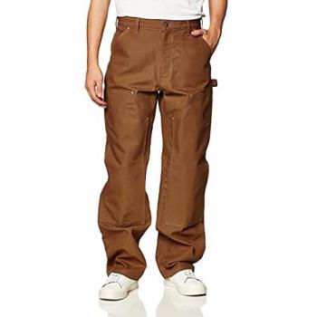 Carhartt Herren Duck Doppelte Front Loggerhose Braun