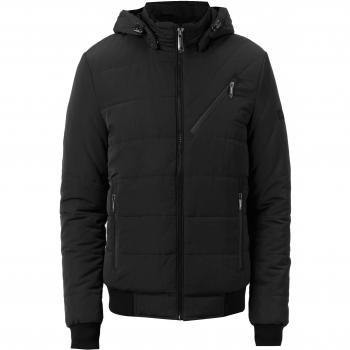 Finn Flare Herren Thermo-Steppjacke – Schwarz 3XL