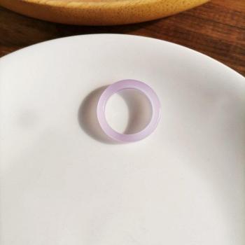 Transparent Twist Candy Rings
