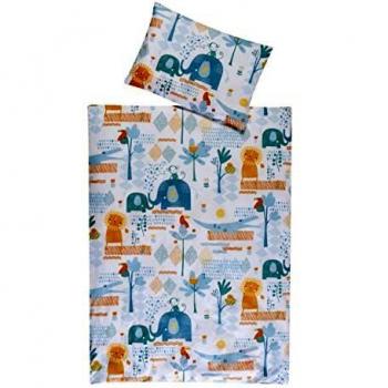 Schardt Bettwäsche für Kinder 2-teilig 100 x 135 cm Pelikan mint