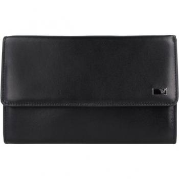 RFID Black Leather Wallet
