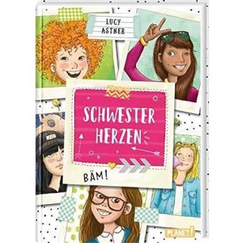 Schwesterherzen 1: Eine für alle, alle für DICH!: Amüsante Geschichten für Mädchen ab 10 Jahren, mit Sticker, ideal als Geschenk (1)