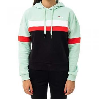 Fila Women's Cropped Lightweight Hoodie in Mist Green Size S