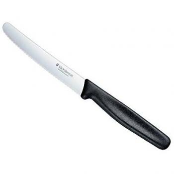 Couteau à Légumes Tomate 11cm Noir Victorinox