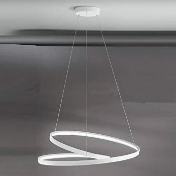 Lampadario Moderno Ritmo Bianco Led Piccolo