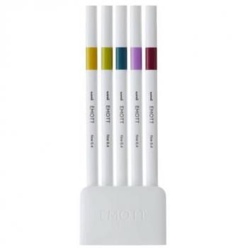 Fineliner Emott 0,4 mm Colori Assortiti Retrò Conf. 5 Pezzi