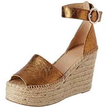 Wedge Kaleey in pelle marrone Bronze Rust 41 EU