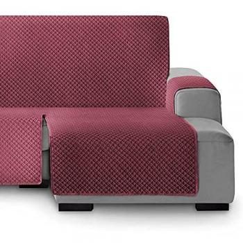 Cubre sofá chaise longue círculos rojo