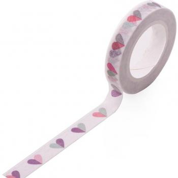 Cinta Kawaii Washi Corazón 8mm
