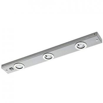 EGLO KOB LED Under Cabinet Light, Integrated, 3W, Satin Nickel