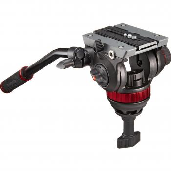 Manfrotto MVH502A Professional Fluid Video Neiggestativ – 75 mm Halbkugel, 504PL