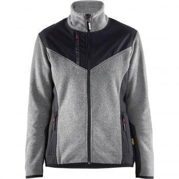 Giacca Tricot Da Lavoro Donna Colore Grigio/Nero