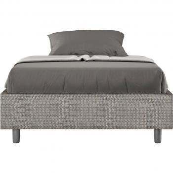 Sommier Lona 120x190 Gris con Tejido Laberinto 2