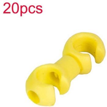Guía de manguera y clips para bicicletas de montaña