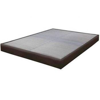 Sommier tapissier 140x190 Omega Taupe 2x18 Lattes