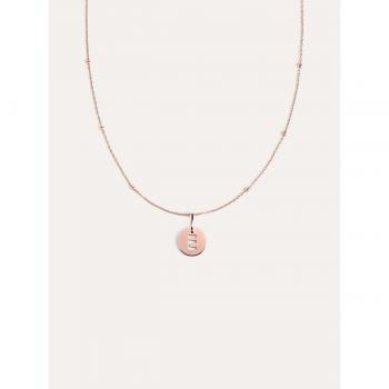 Medallón Singularu Mini en Plata 925 con Baño Oro Rosa 18K – Collar Único