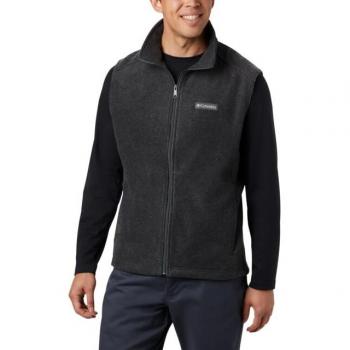 Steens Mountain Charcoal Heather Mid-Size Fleece Vest for Men