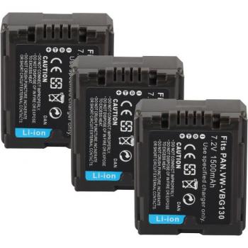 Cámara VWVBG130: Batería de 1500 mAh para Panasonic SDR