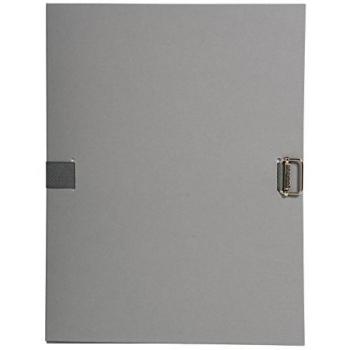 EXACOMPTA A4‑Dokumentenmappe 10er-Set – grau, faltbar, ohne Klappen